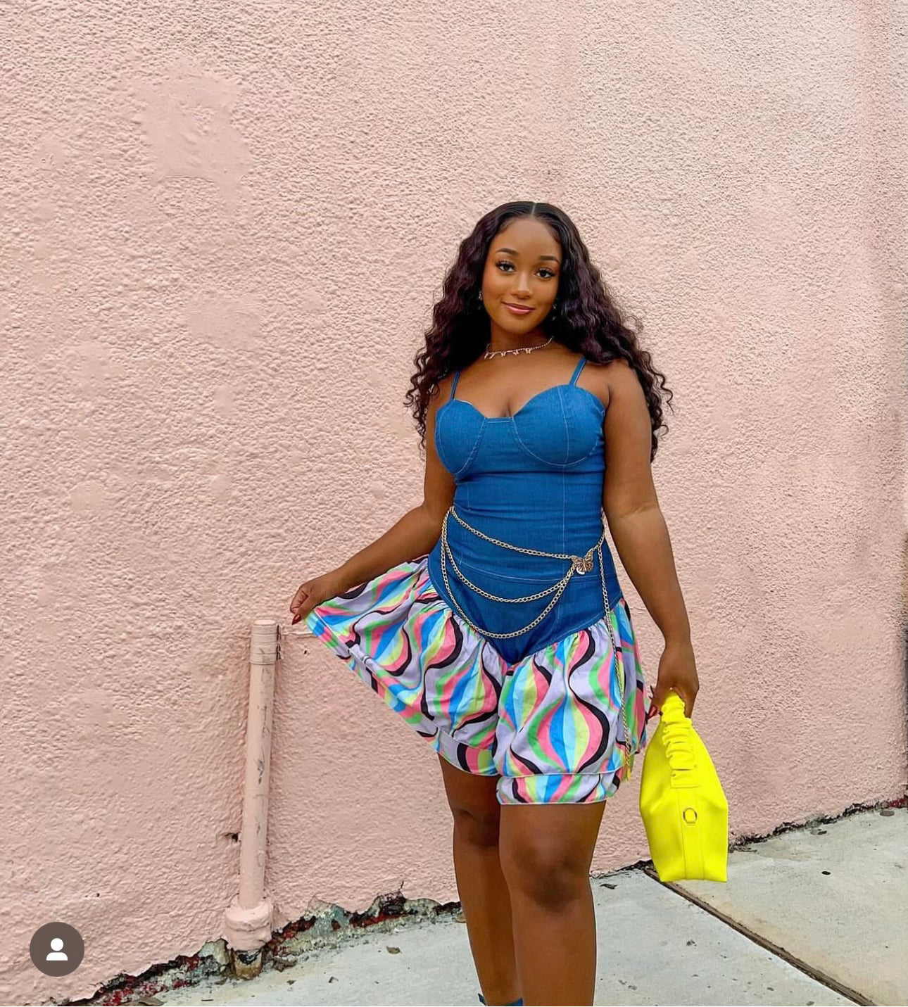 Can’t Shake Me | Denim Romper