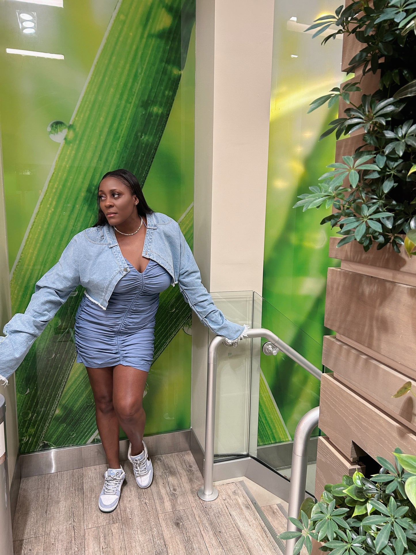 Sahara | Denim crop jacket