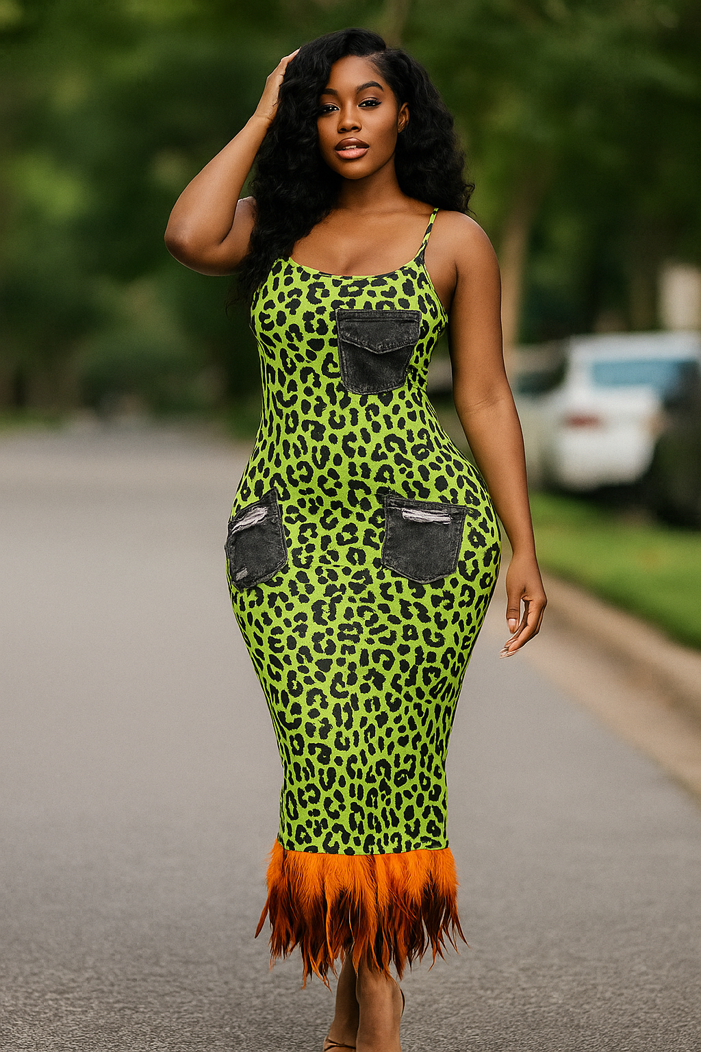 Elevate Your Style with Our Leopard Print Dress XL Elevate Your Style with Our Leopard Print Dress XL
