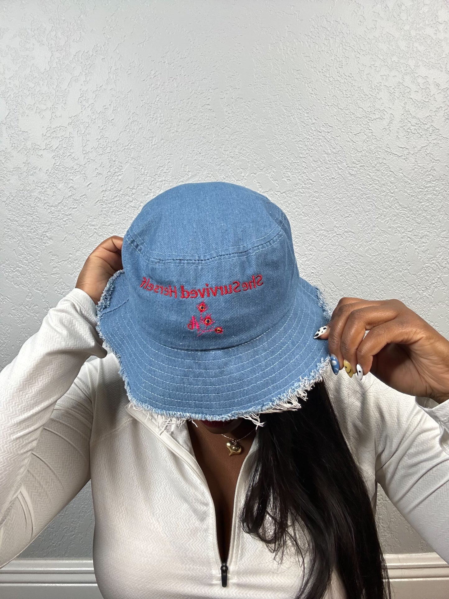 denim hat