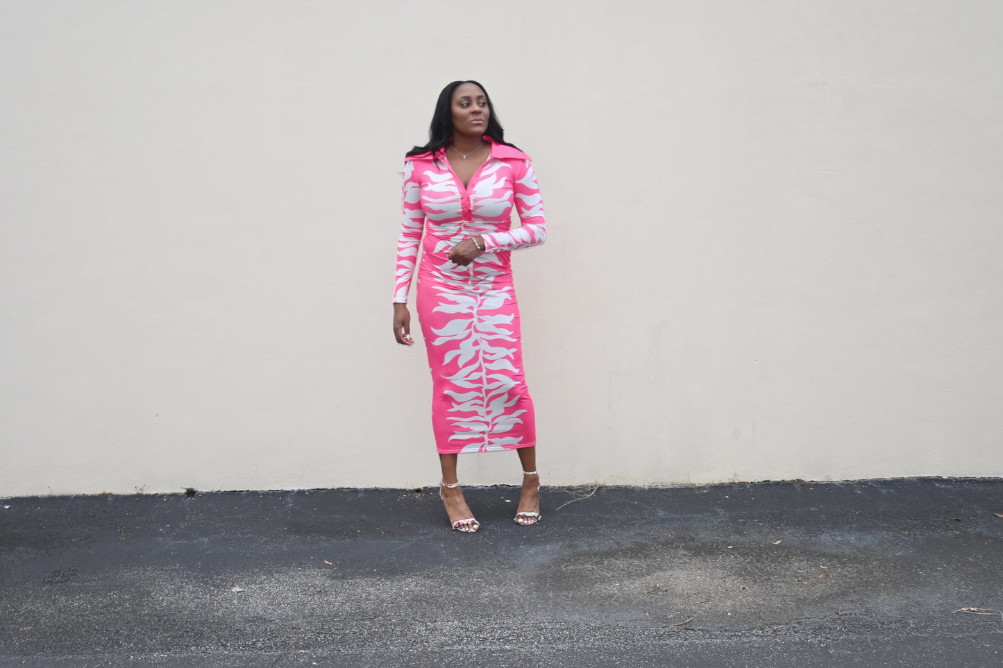 pink dress