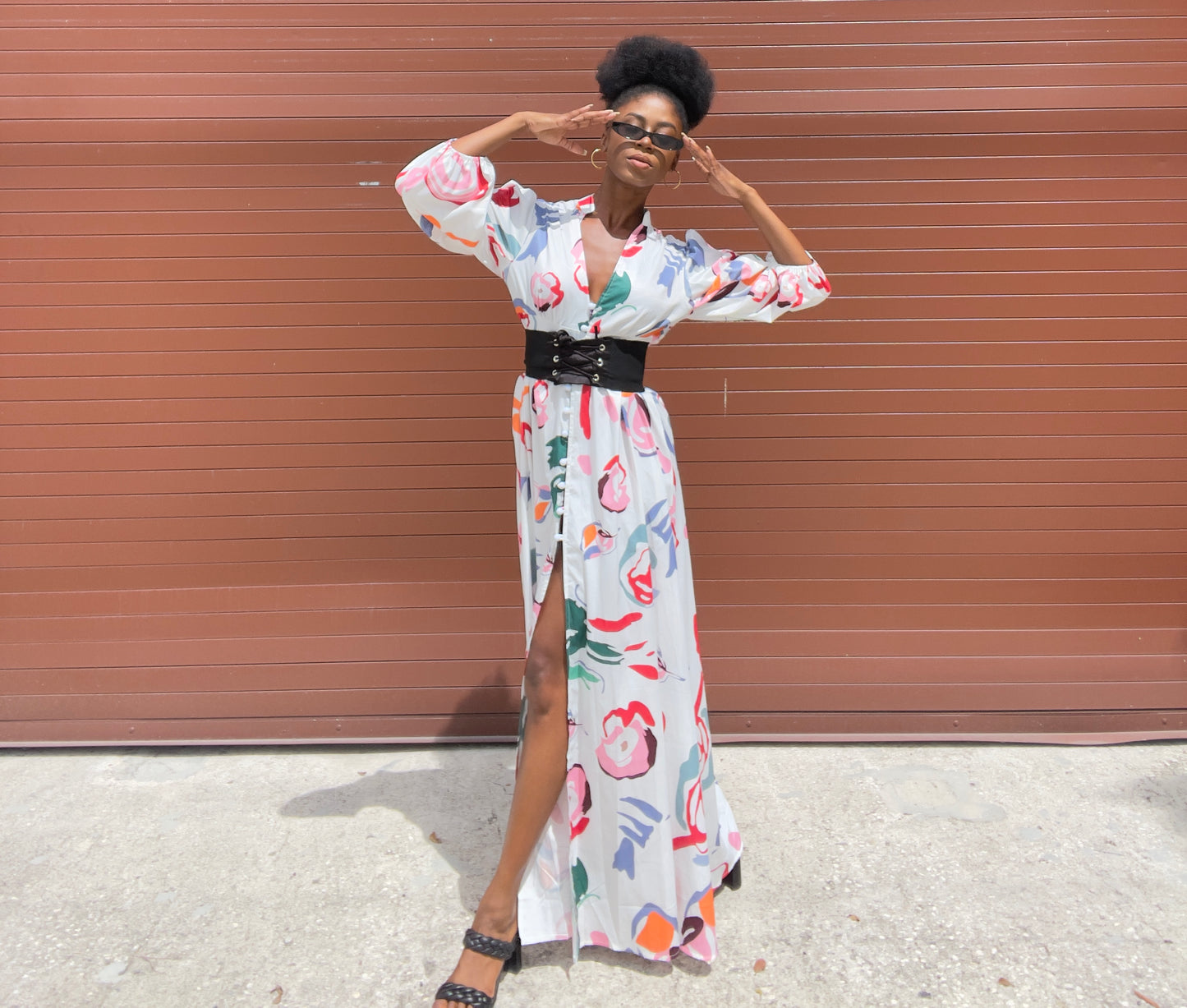 white maxi dress