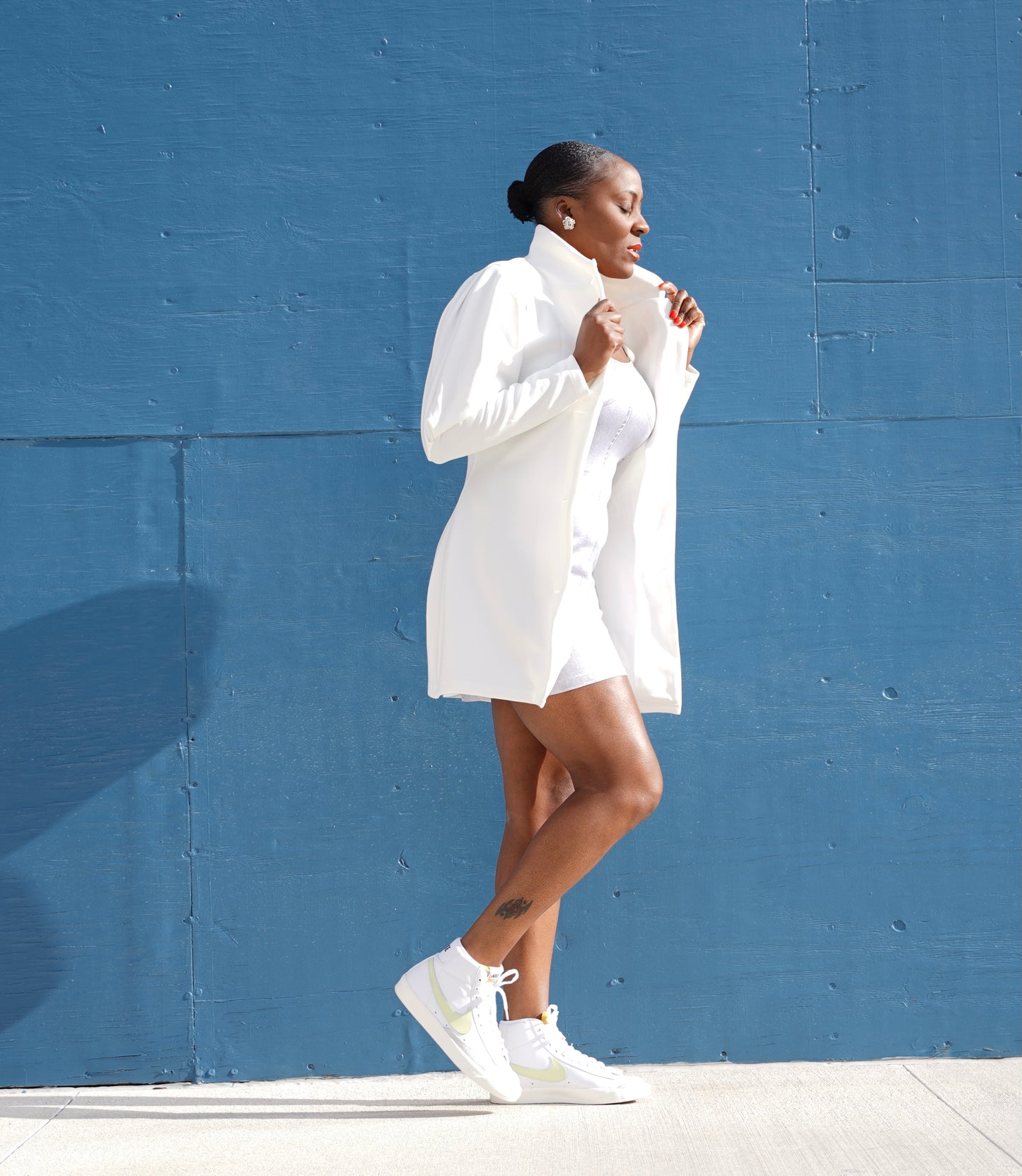 white blazer jacket
