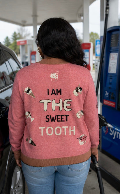 I AM THE SWEET TOOTH CARDIGAN
