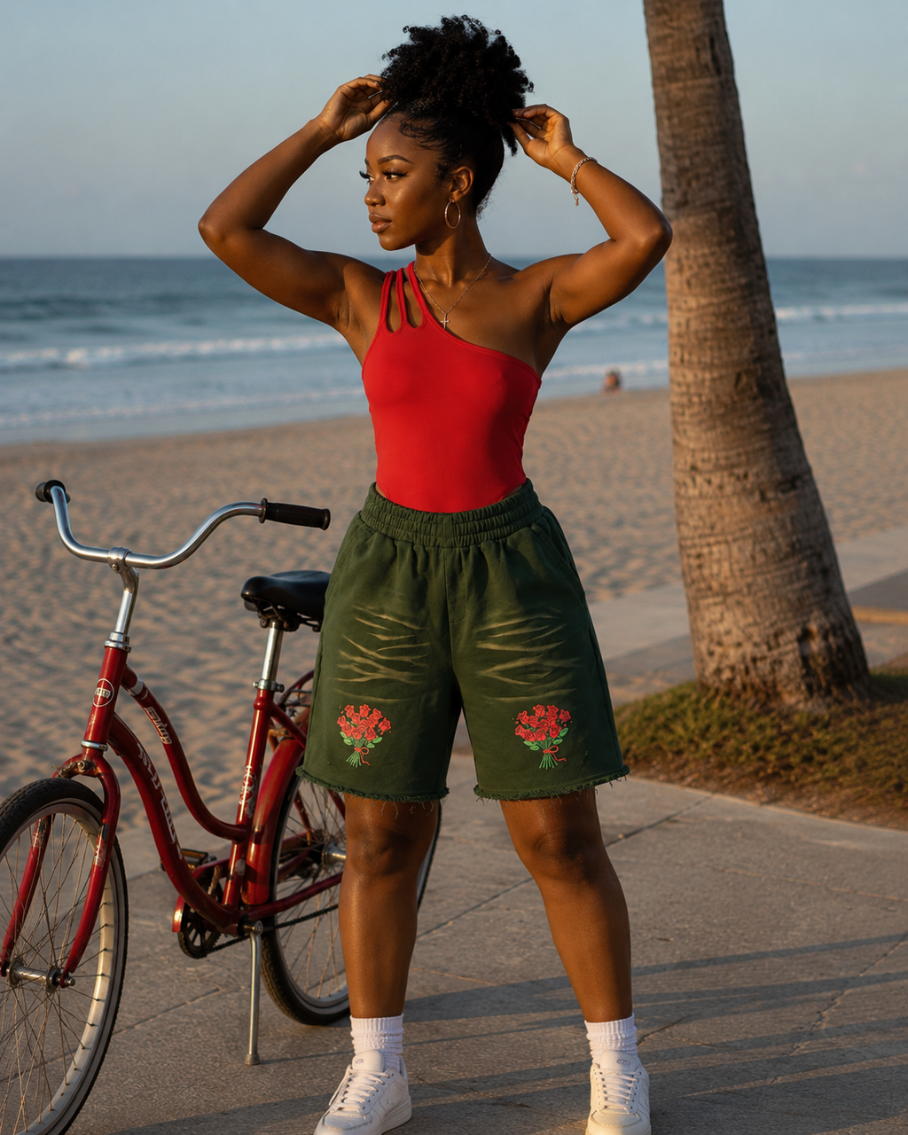 Unshaken Tiger Stripe Shorts