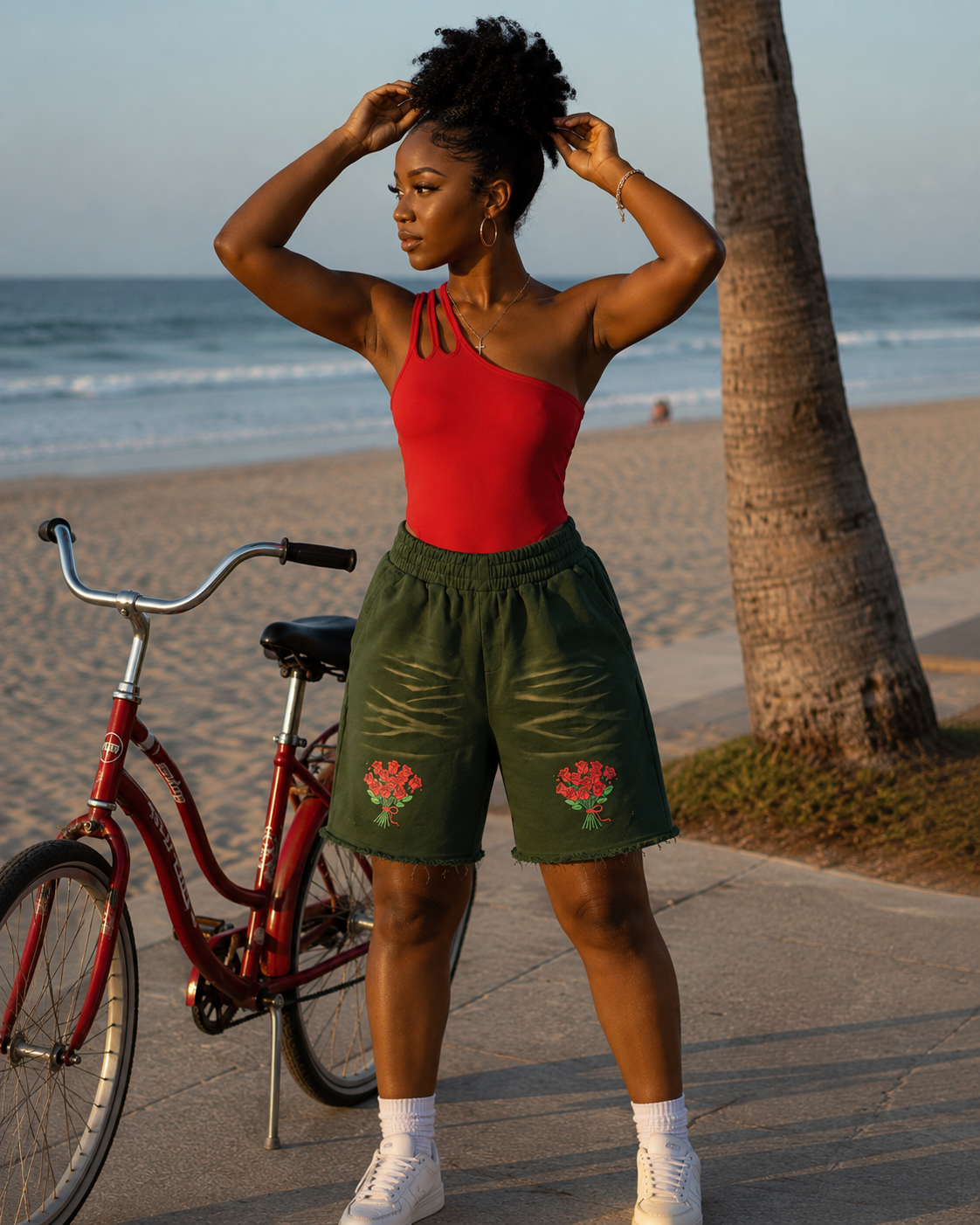 Unshaken Tiger Stripe Shorts