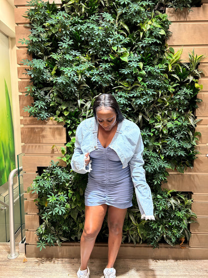 Sahara | Denim crop jacket