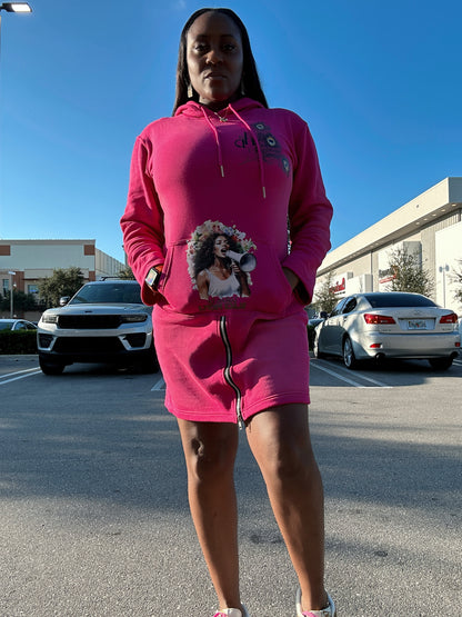 Melanin Power | Hoodie dress