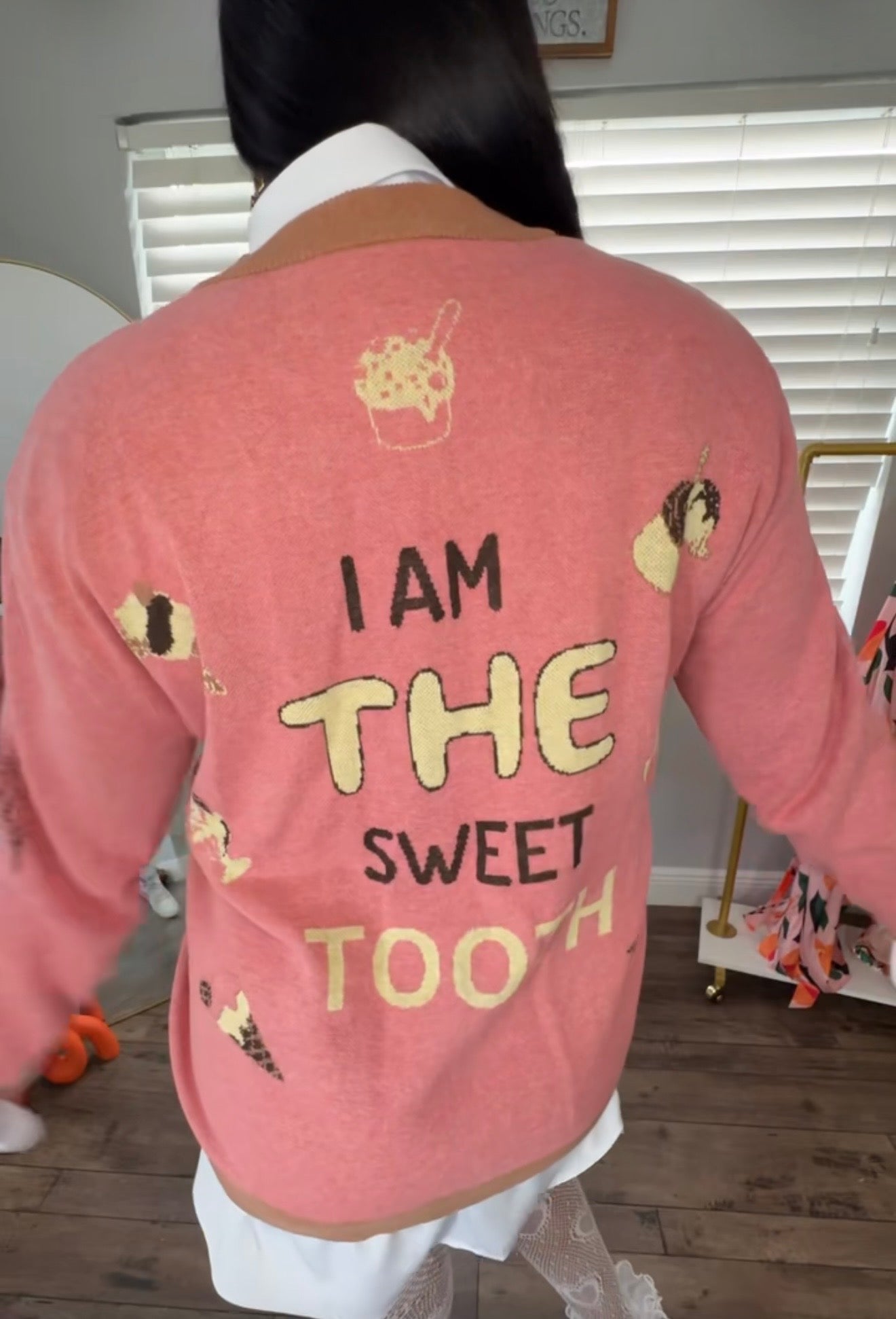 I AM THE SWEET TOOTH CARDIGAN