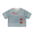 Unisex Vintage  Denim T-Shirt
