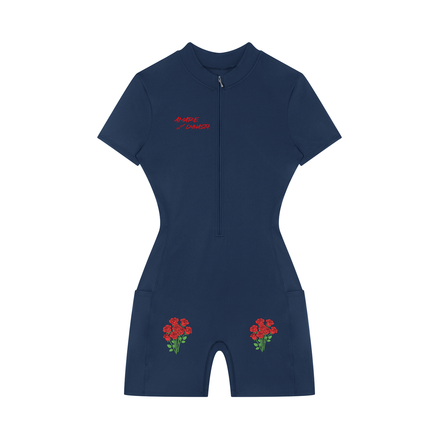 Unshaken Floral Zip-Up Jumpsuit