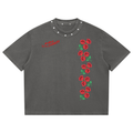 UNSHAKEN Vintage Rose Studded Tee