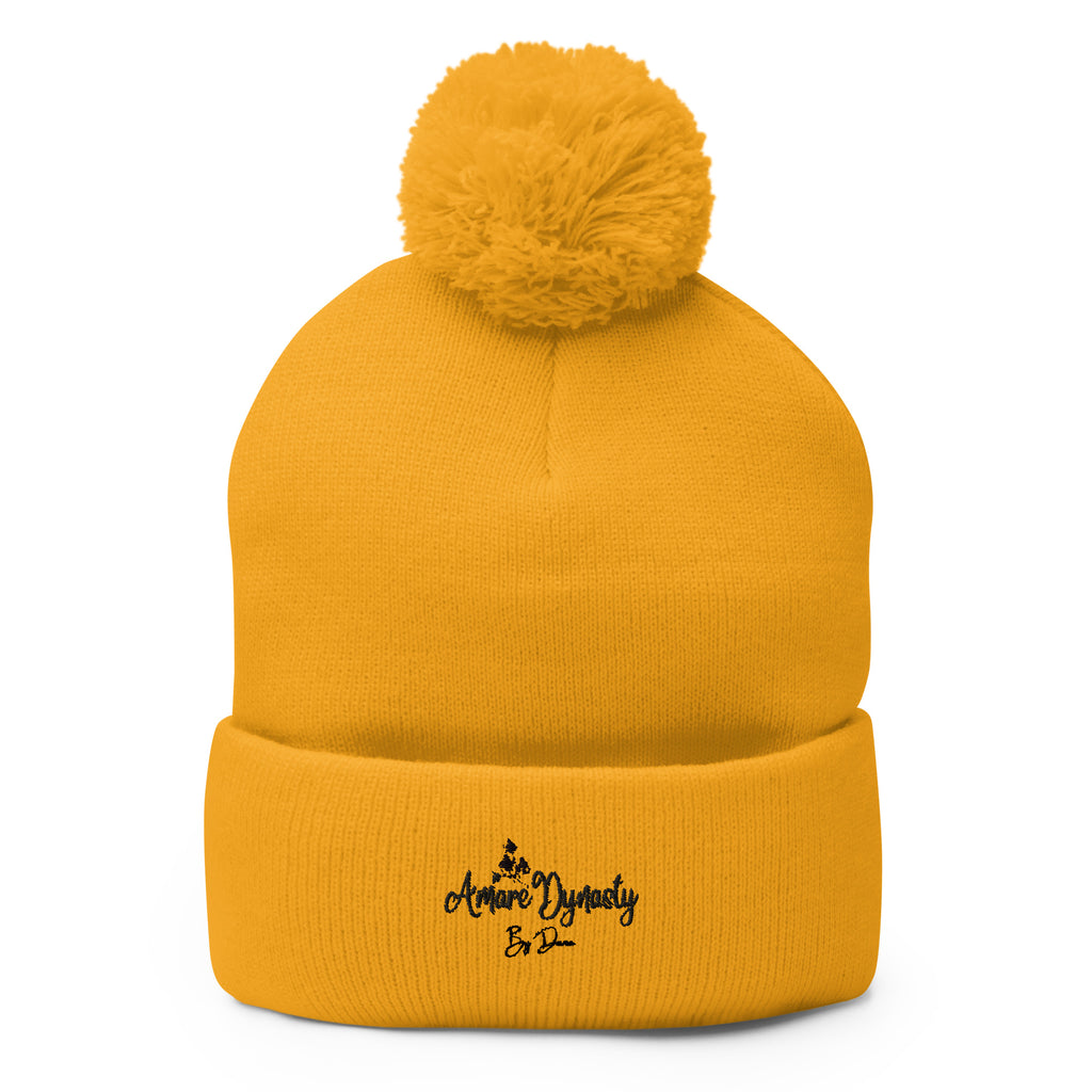 yellow beanie 