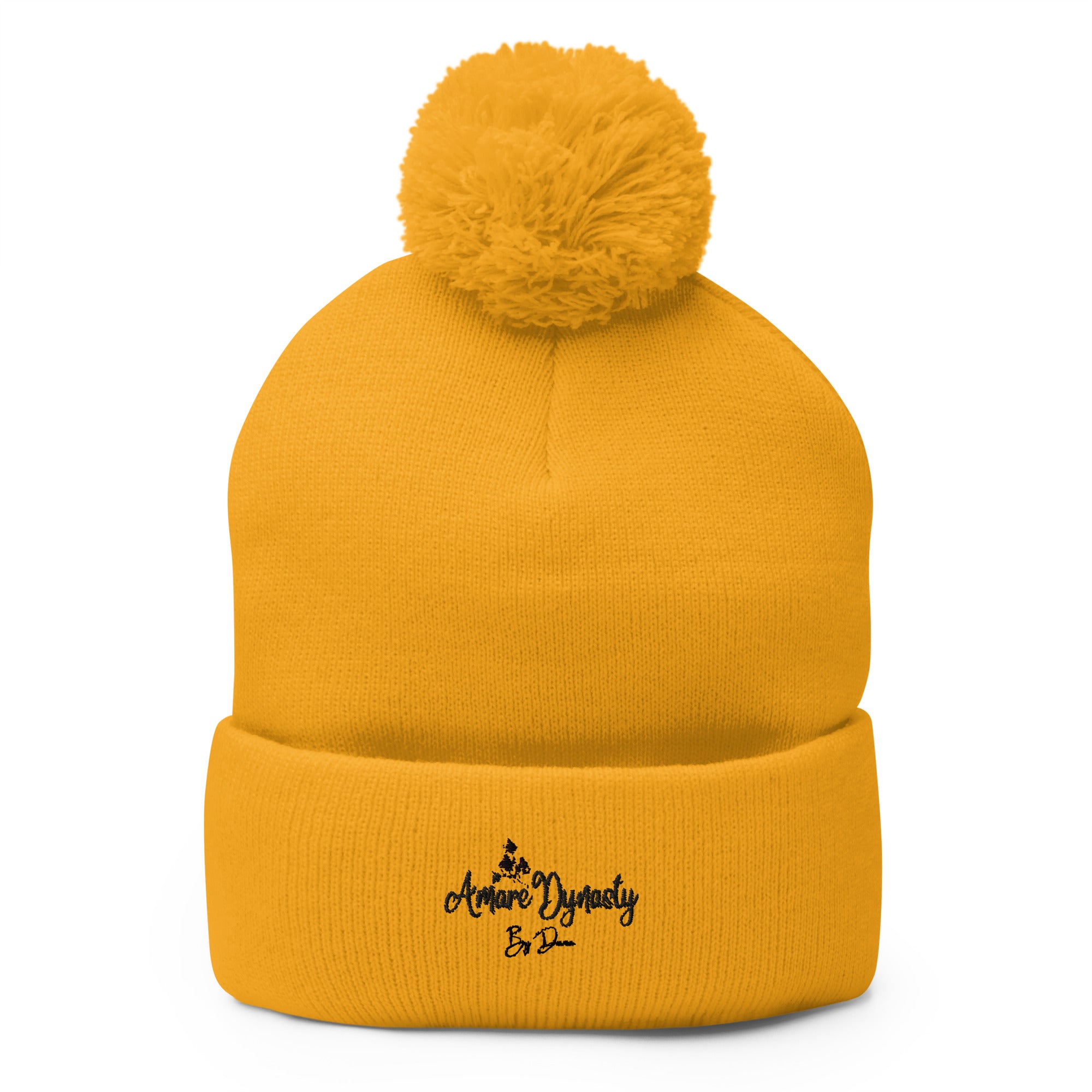 yellow beanie 