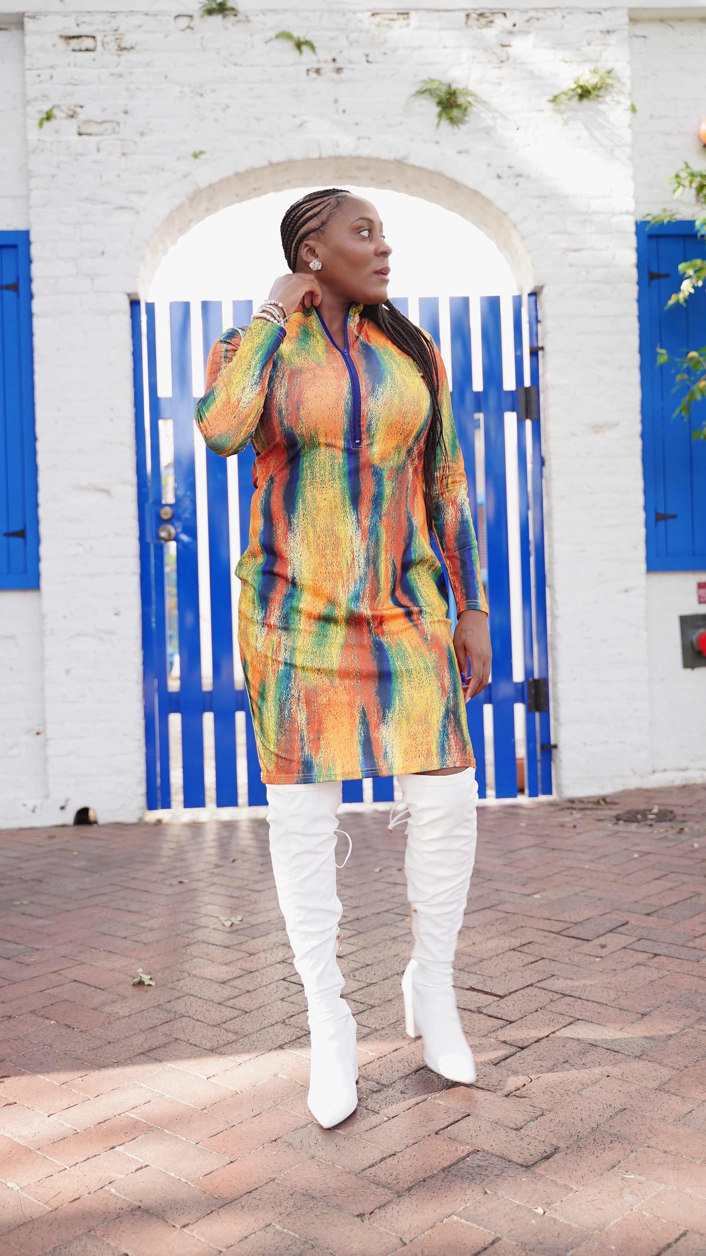 tie dye dress
