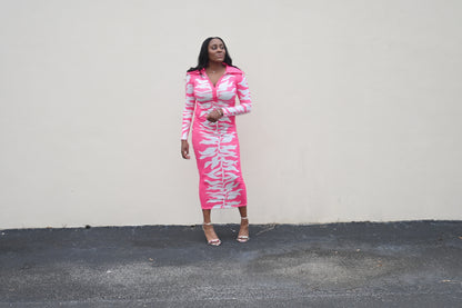 pink dress