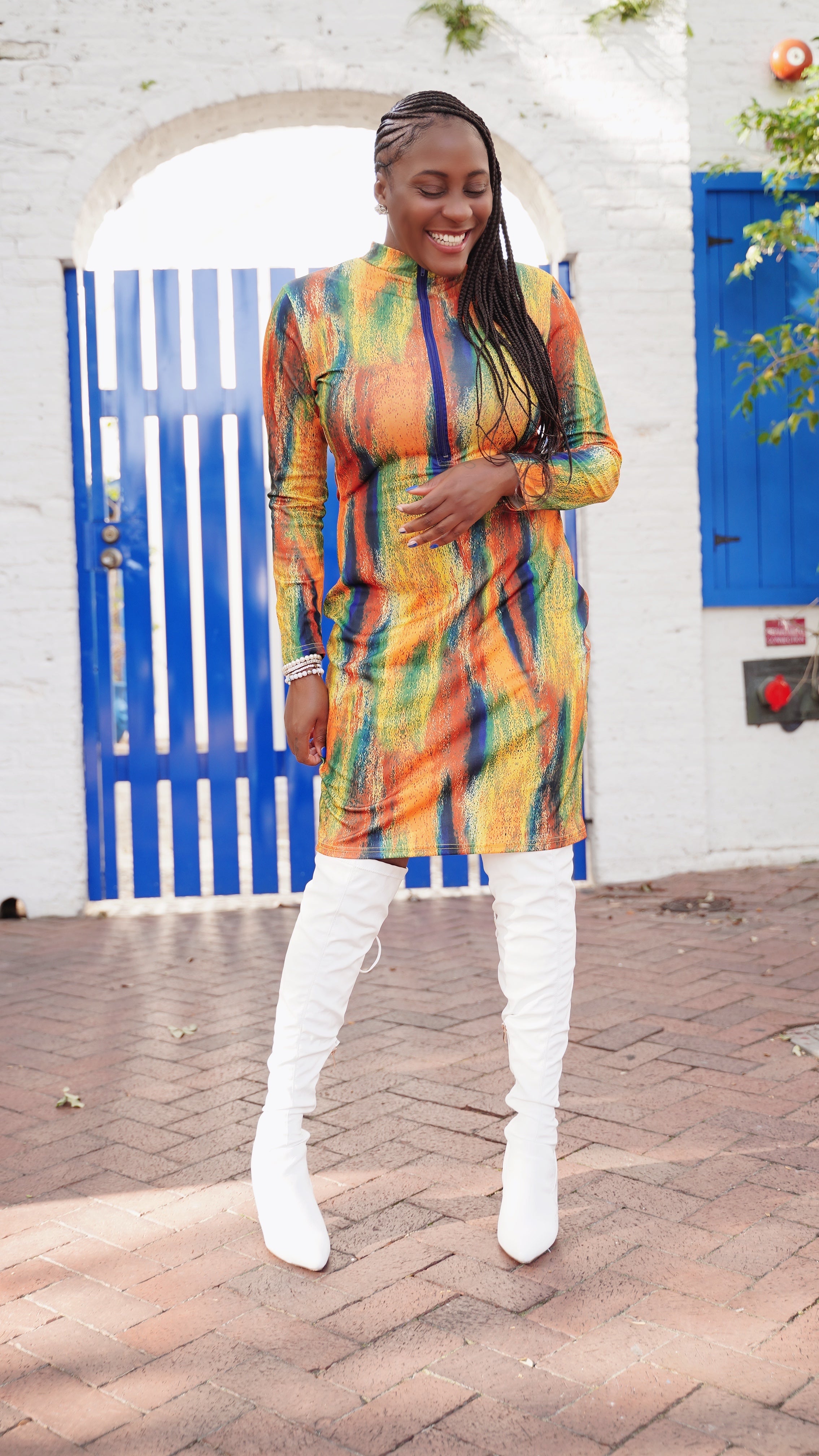 tie dye dress