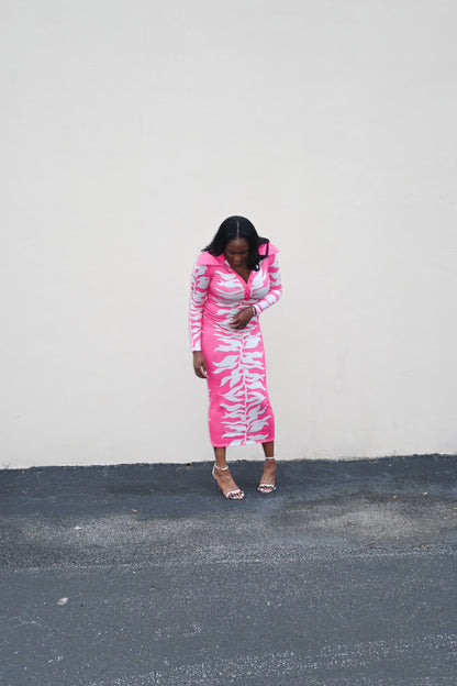 pink dress