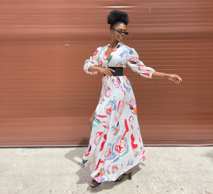 white maxi dress