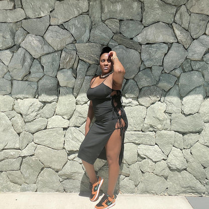 black dress