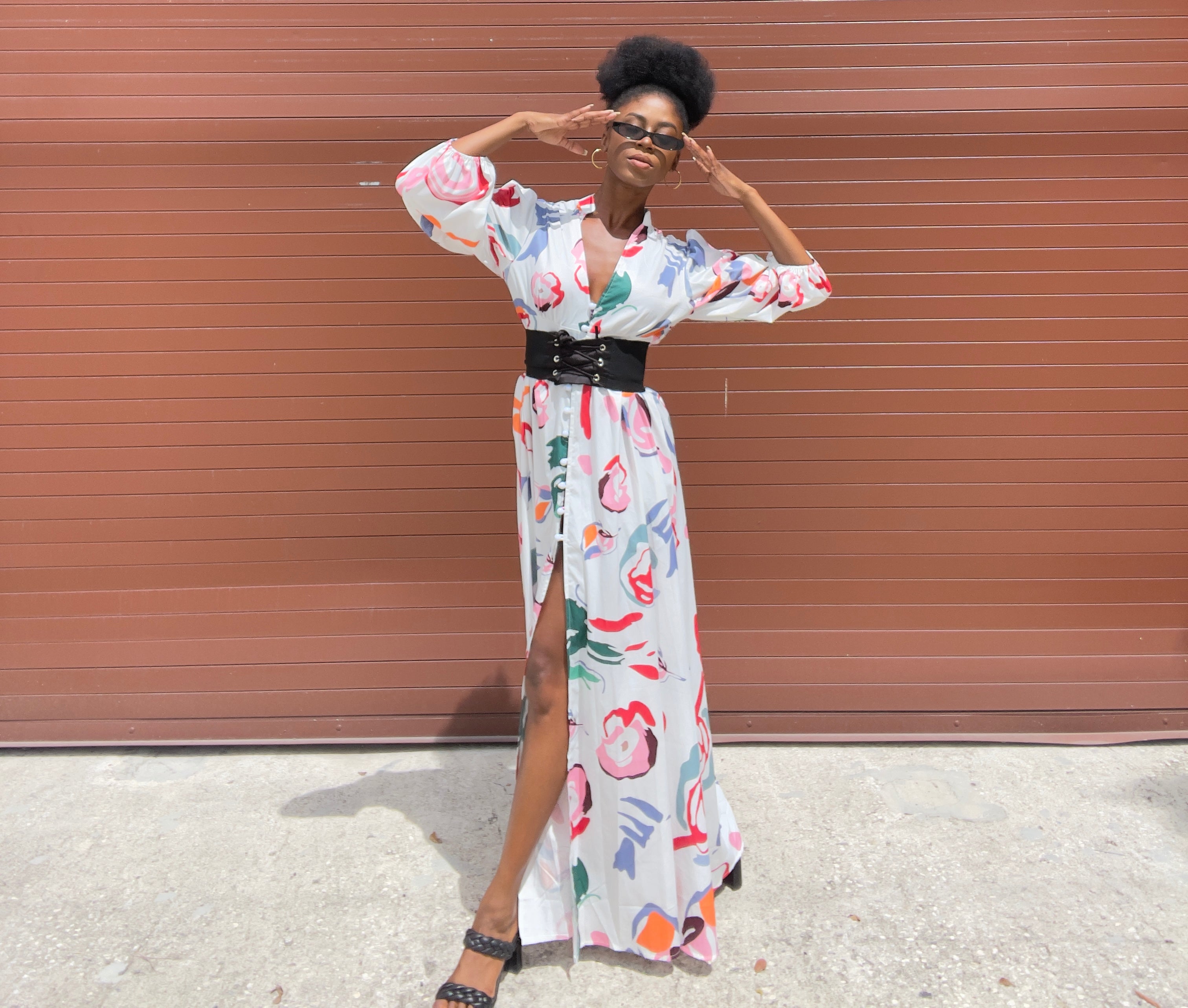 white maxi dress