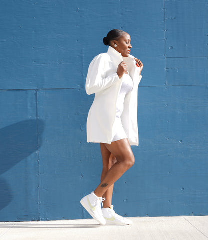 white blazer jacket