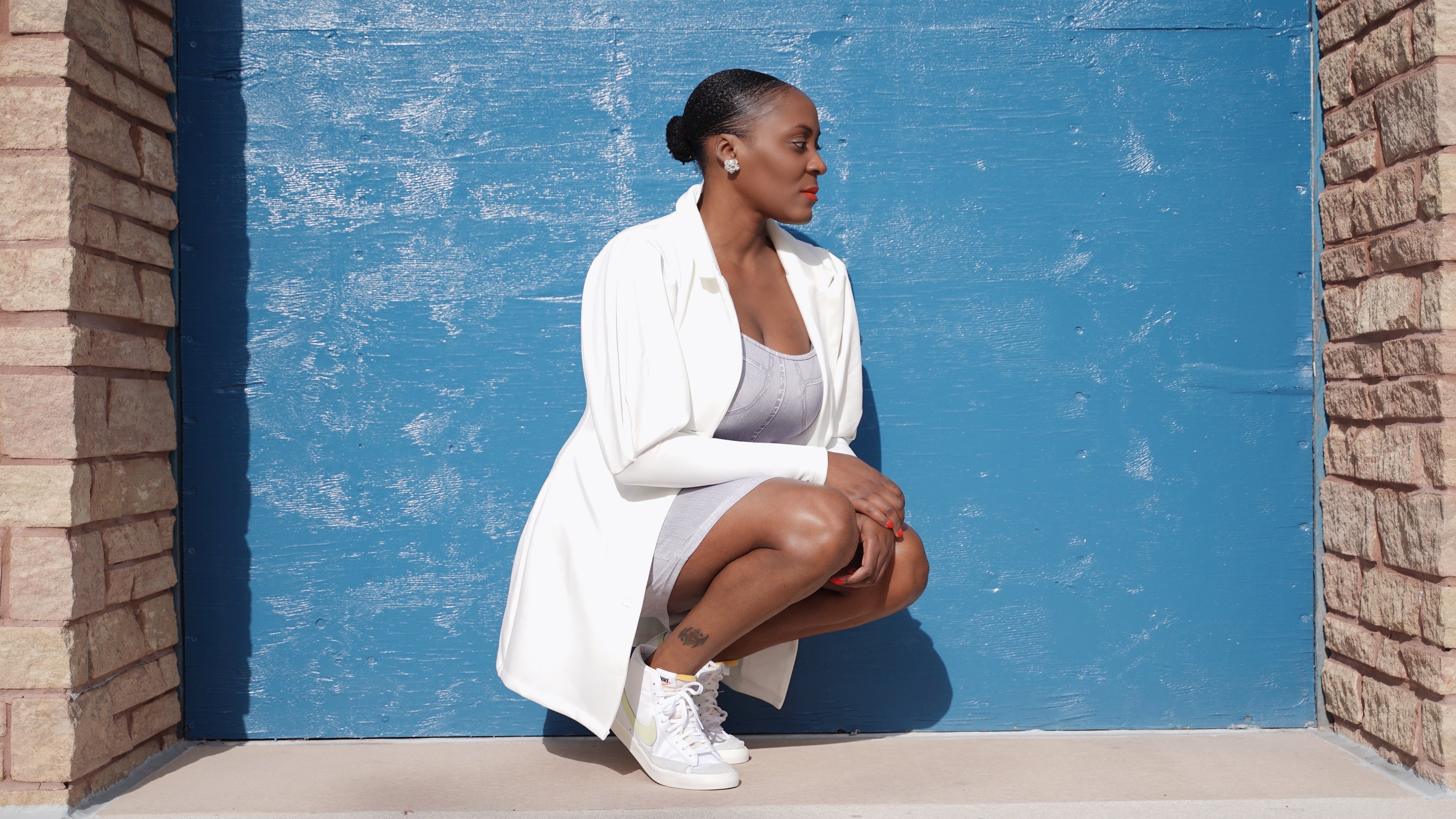 white blazer jacket