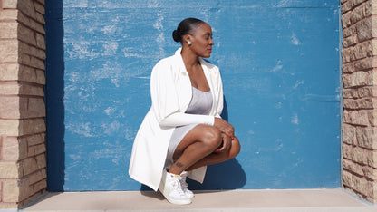 white blazer jacket